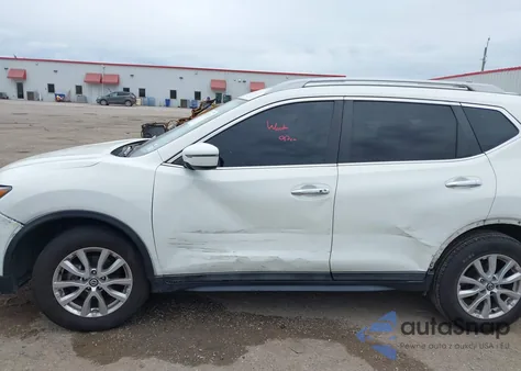 2017 Nissan Rogue Sv z USA, uszkodzony, nr VIN 5N1AT2MT7HC881975